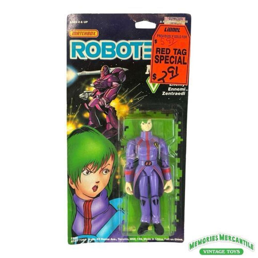 Vintage 1985 Matchbox Robotech Miriya 6”‎ Action Figure MOC NEW SEALED 7266